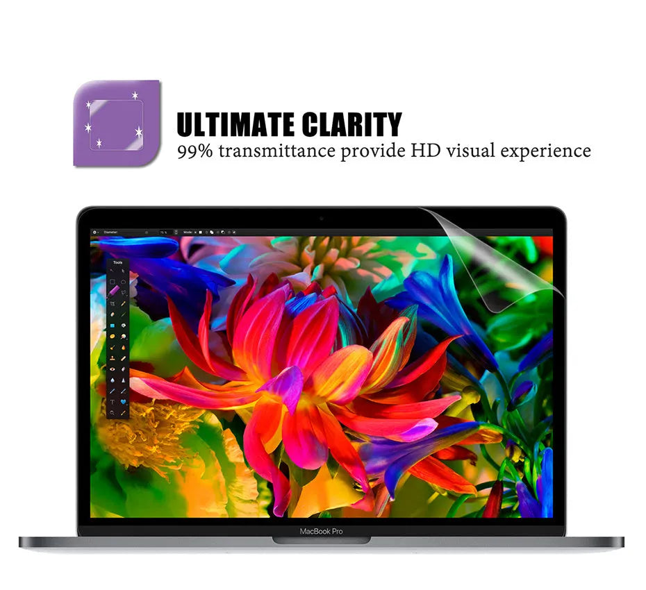 Lansheng matte screen protector film for 13-inch MacBook Pro with installation tools