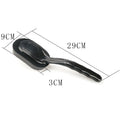 Car tire waxing brush with long handle and polyester sponge, 29 x 9 x 3 cm