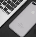 TPU silicone mobile phone case for Apple iPhone models showing black, blue, red and white colour options