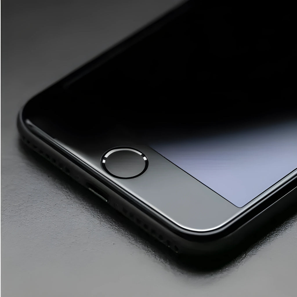 0.23mm thick tempered glass screen protector for iPhone with 3D curved edges and installation accessories