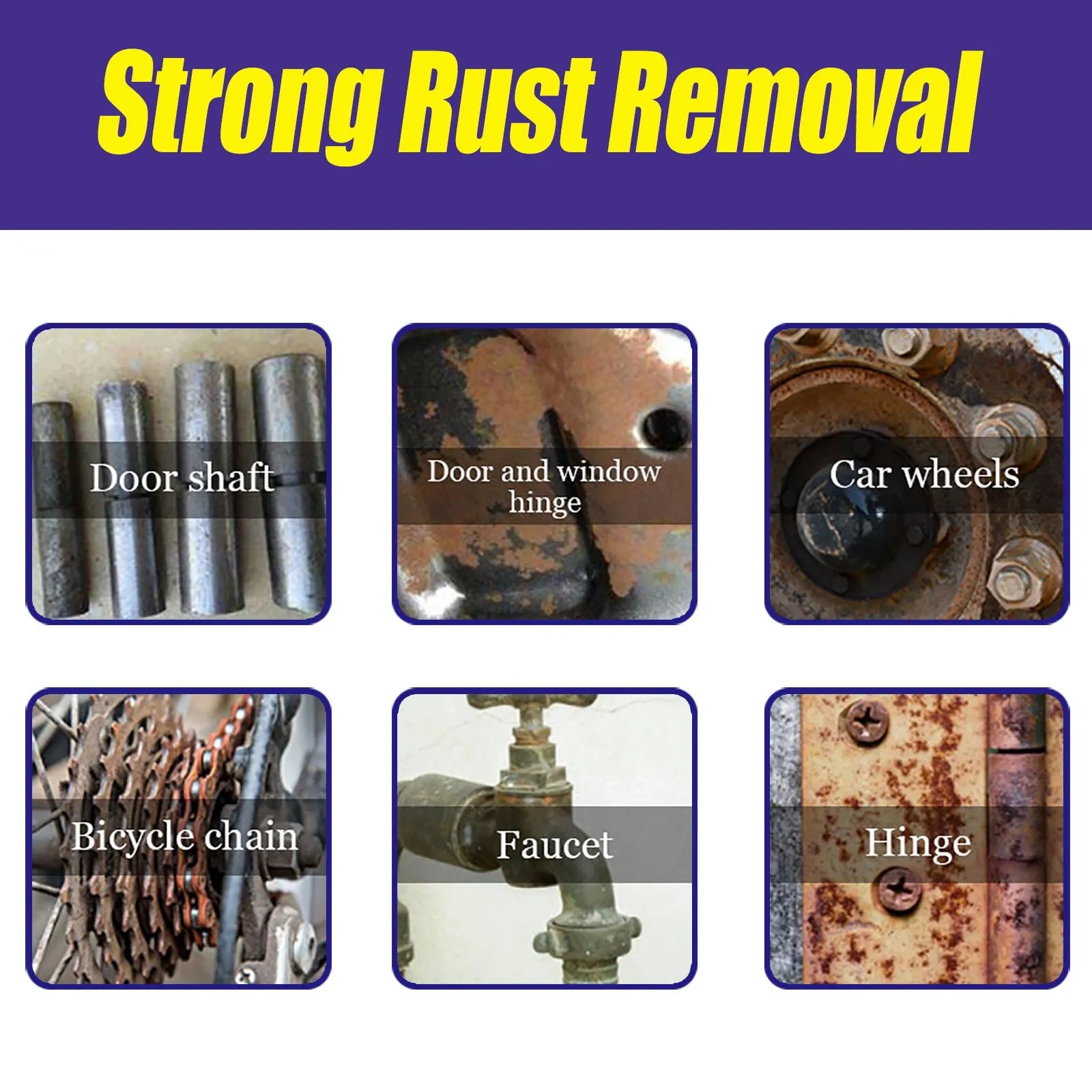 30ml plastic spray bottle of metal rust remover for stainless steel and wheel hub cleaning