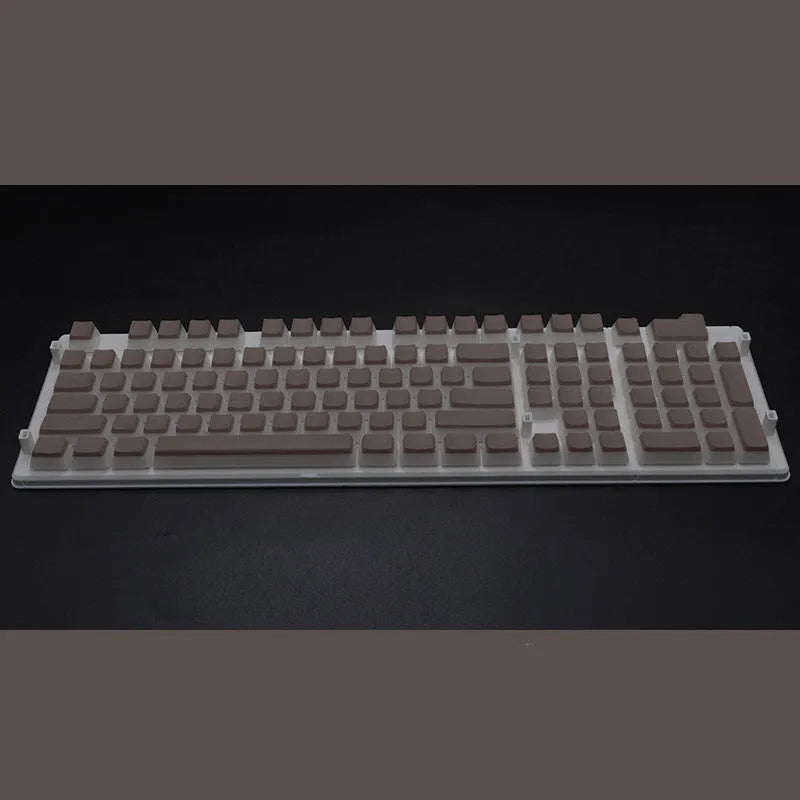 108 key pudding keycap set with translucent sides in sixteen colour options for mechanical keyboards