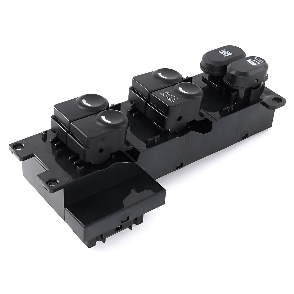 Black ABS plastic electric window master switch for 2007-2012 Hyundai i30 part number 93570-2L910