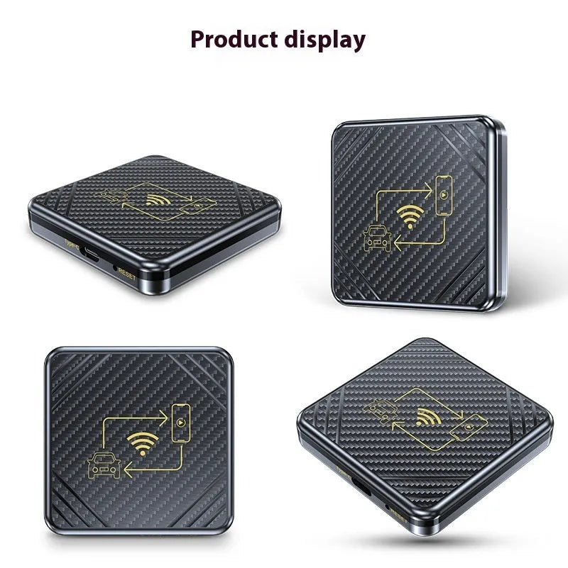 Wireless CarPlay and Android Auto adapter box for car USB interface connection