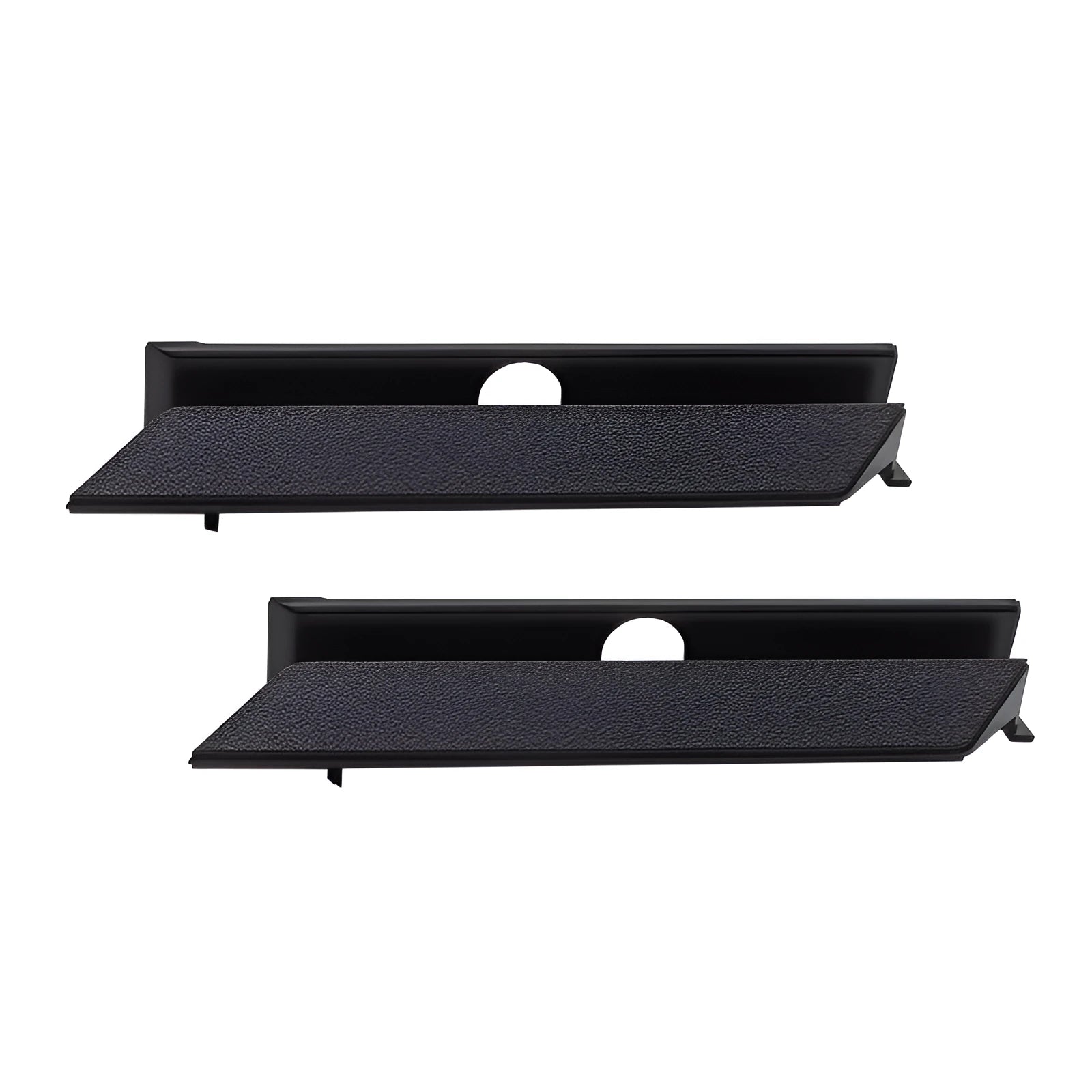 Black PS4 Pro hard drive bottom cover and internal service parts including a baffle and block strip.