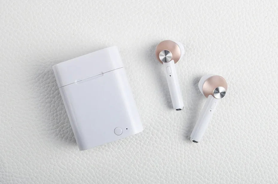 Sports Bluetooth wireless headset in five metallic colours with earbuds