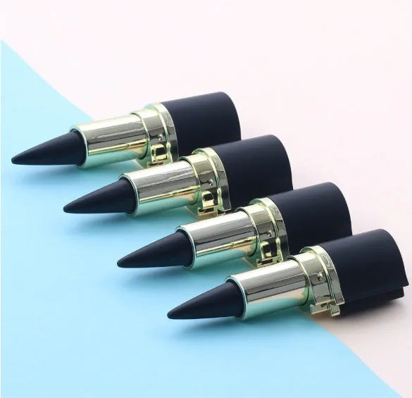 Waterproof black eyeliner pen with matte finish and soft pen core for smoky eye makeup