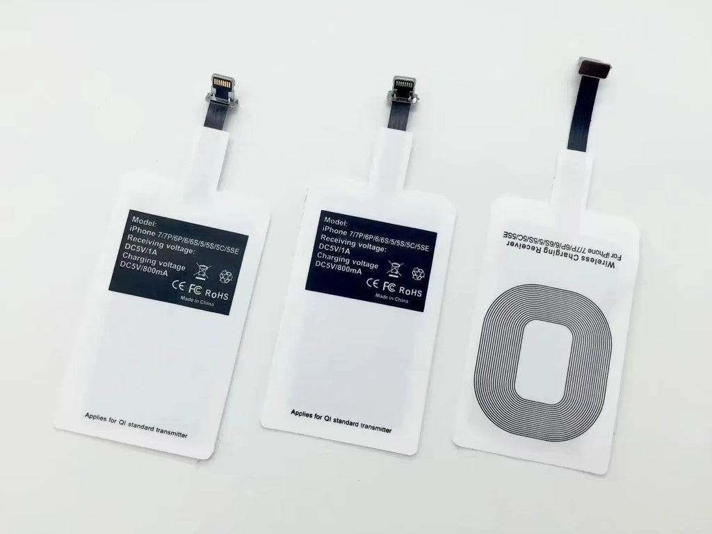 Wireless charger receiver for Type-C Android iPhone 5V 1000mA in black