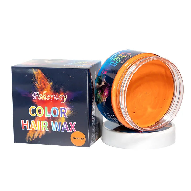 120g tub of hair styling clay for strong hold and temporary colour in nine different shades.