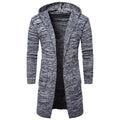 New fashion mens cardigan sweater in wool blend, available in black and gray, Asian sizes L-XXL