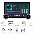 11.8-inch double knob Android car multimedia player with QLED screen and wireless CarPlay