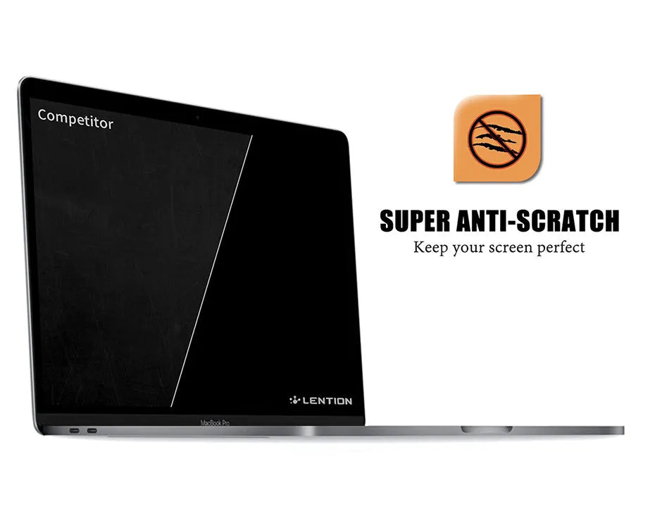 Lansheng matte screen protector film for 13-inch MacBook Pro with installation tools