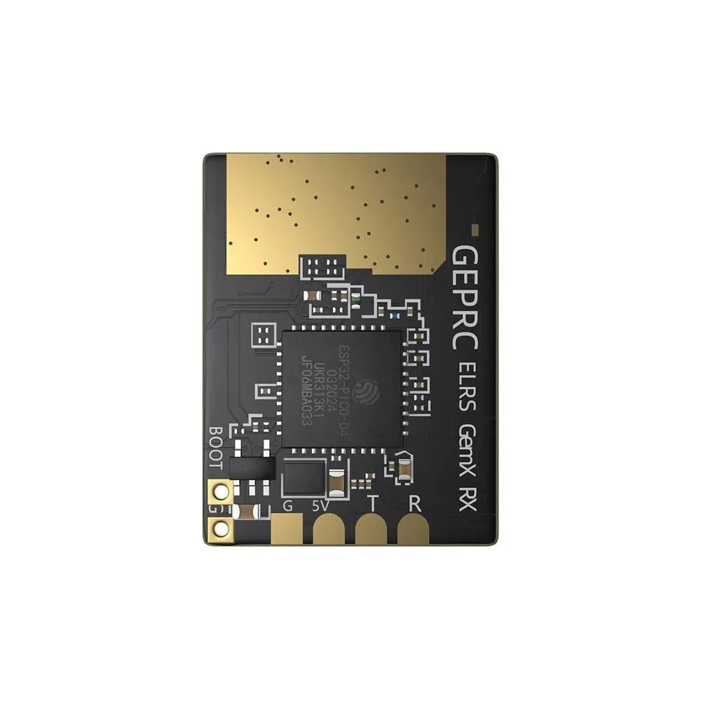 ELRS dual-band 915MHz and 2.4GHz FPV drone receiver kit with T-shaped antennas and accessories.