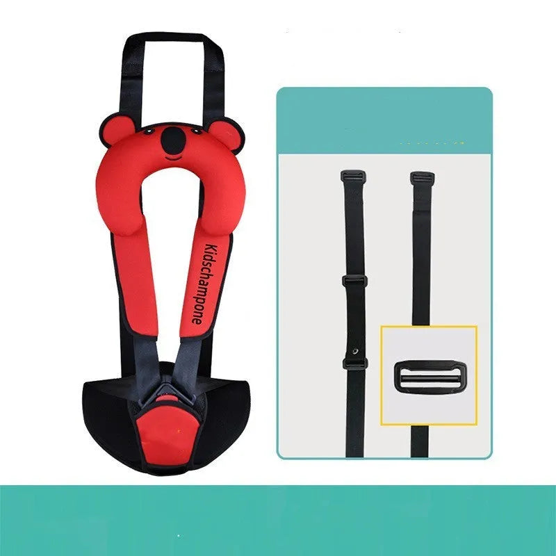 Portable child car seat belt retainer safety seat for 12-36kg children