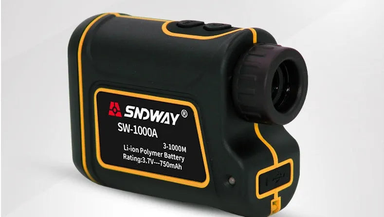 Handheld laser range finder telescope with distance speed and angle measurement