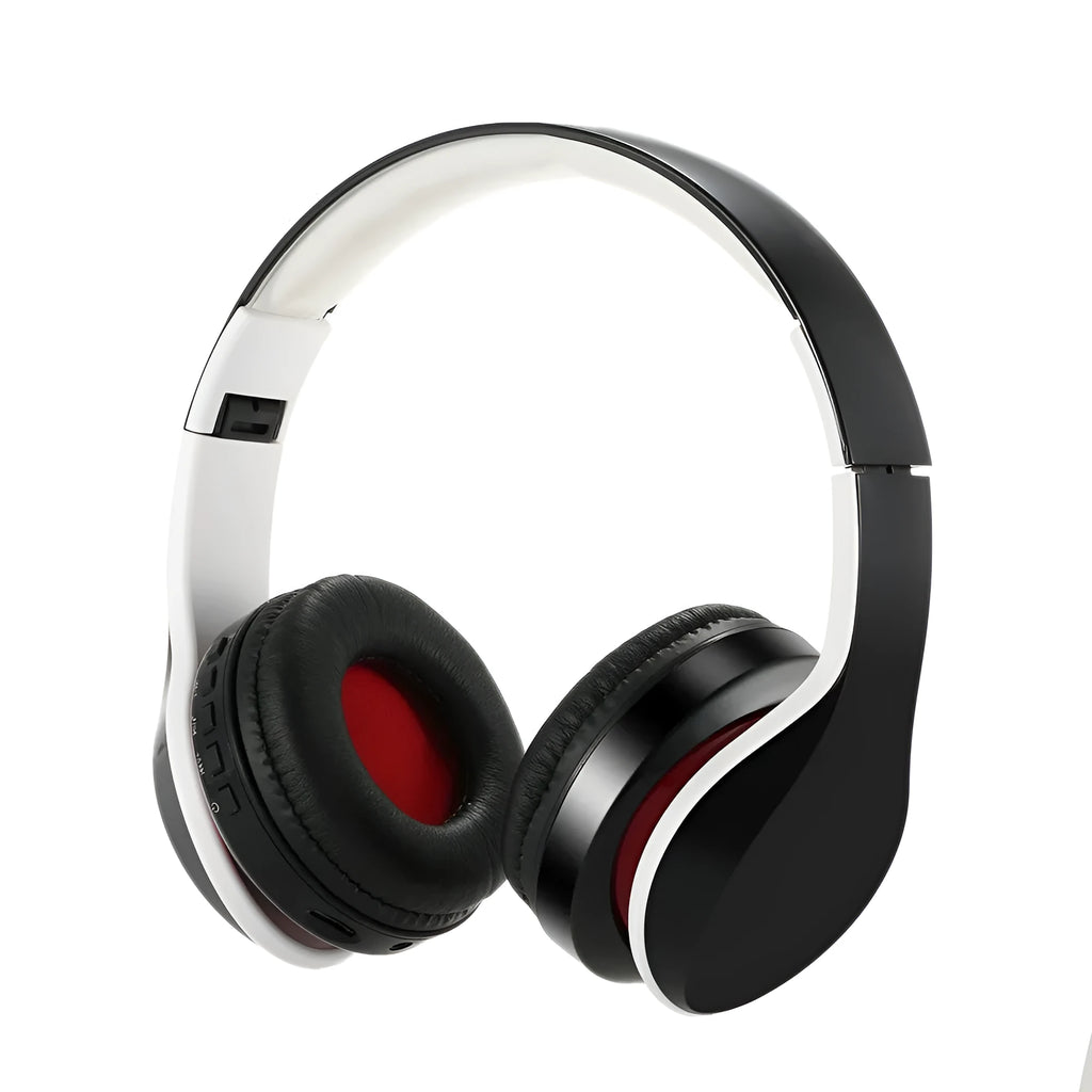 Hieha OY712 foldable Bluetooth headset with microphone, 40mm driver, 10m range, 3.5mm plug, Micro USB