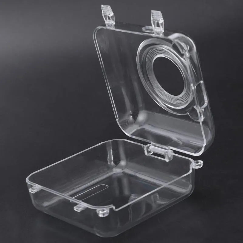 Crystal clear PC protective case for Eric Bear A6 thermal printer, injection moulded simple pure colour design