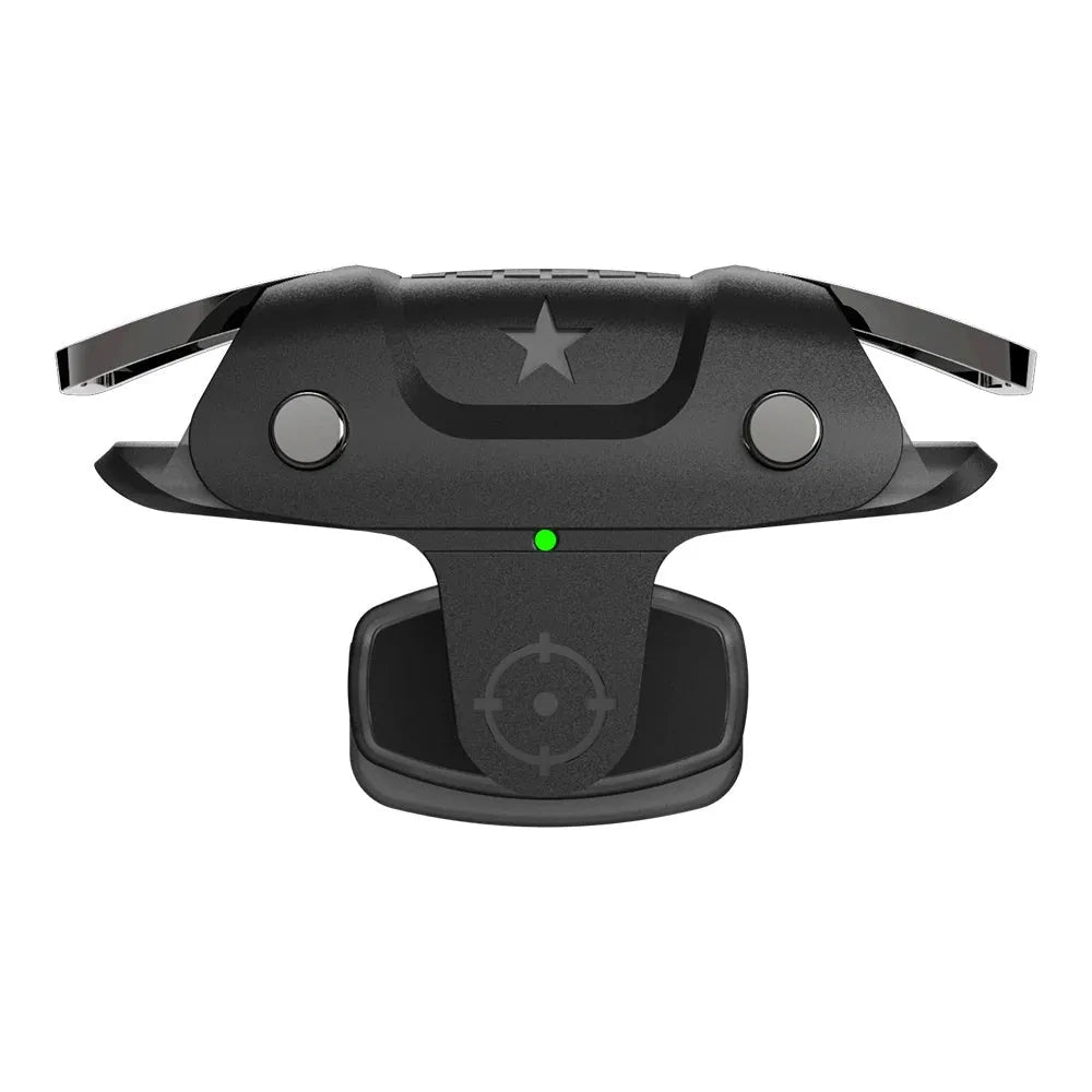 Black mobile phone game controller with compact handheld design