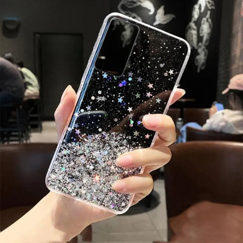 Huawei TPU back cover case in black, blue, pink, or transparent, simple design, for multiple Huawei models.