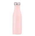 Milk vacuum water bottle 304 stainless steel insulated 500ml 24cm x 7cm with leak-proof lid, colour coffee