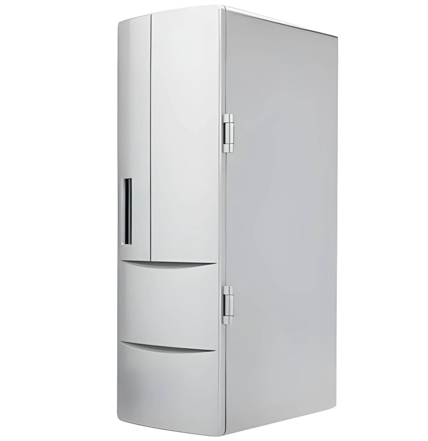 Mini USB fridge in compact 12x8.5x25cm size with USB cable, cooling and heating function