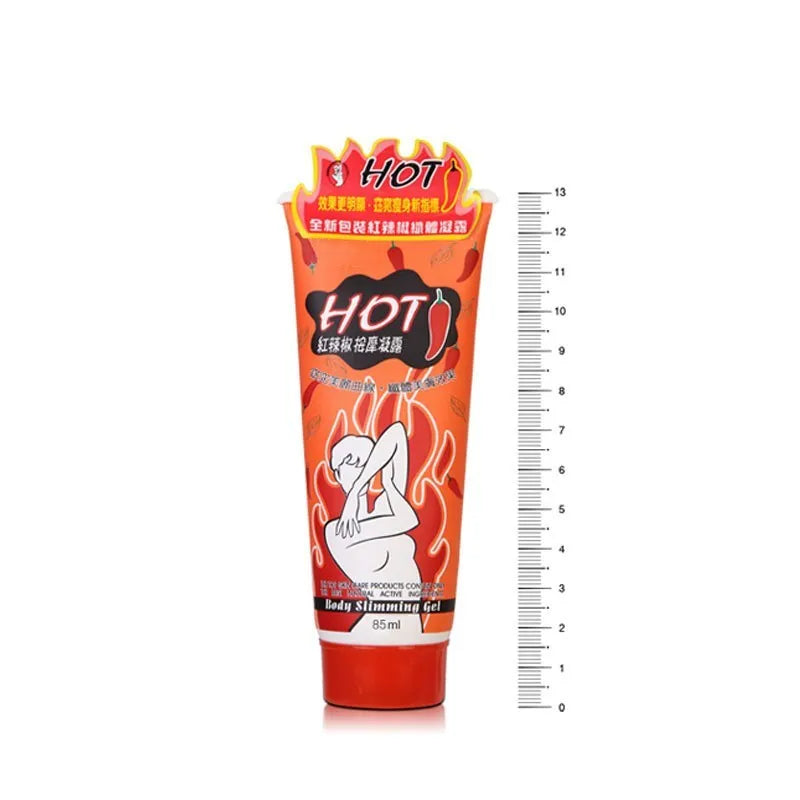 85 ml slimming massage gel tube for body use with penetration enhancer and weight loss agent, not for face
