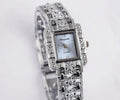 Roman style square steel watch with diamond-studded bezel, 68 movement, five colours, 35g weight