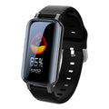 XD_LCIRT_7sxs6ycn Call Bracelet smart bracelet in black, blue, or coffee on a wrist.