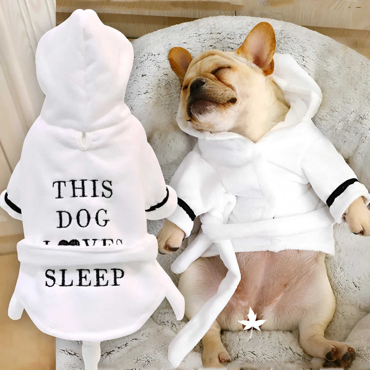 Cotton dog pet clothes in picture colour, casual style, sizes XS to 3XL