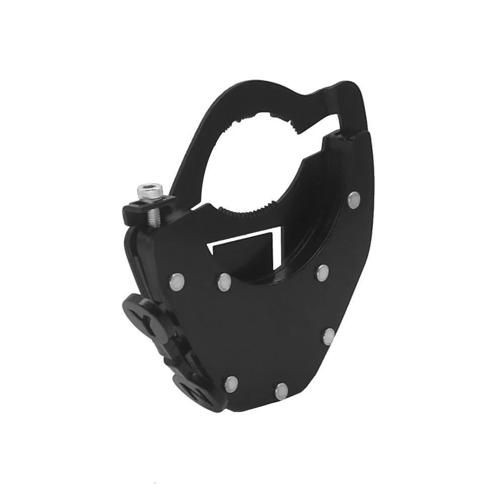Stainless steel motorcycle throttle lock device for universal handlebar installation