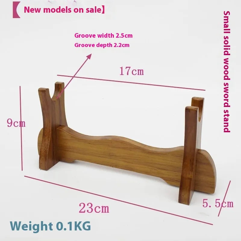 Chinese style solid wooden handmade bracket shelf with multiple display layers mounted on a wall.