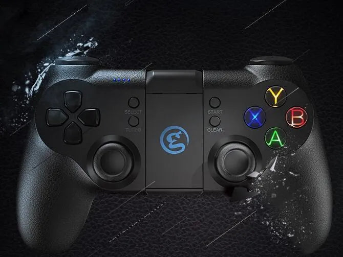 T1 rechargeable smartphone gamepad with vibration, Bluetooth and 2.4G wireless, 162mm size