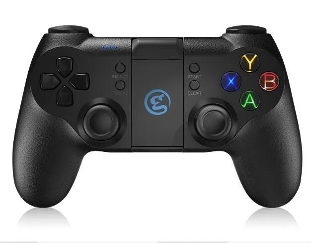 T1 rechargeable smartphone gamepad with vibration, Bluetooth and 2.4G wireless, 162mm size