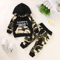 Boys cotton clothing set in green for children aged 1 to 3 years sizes 70-110cm