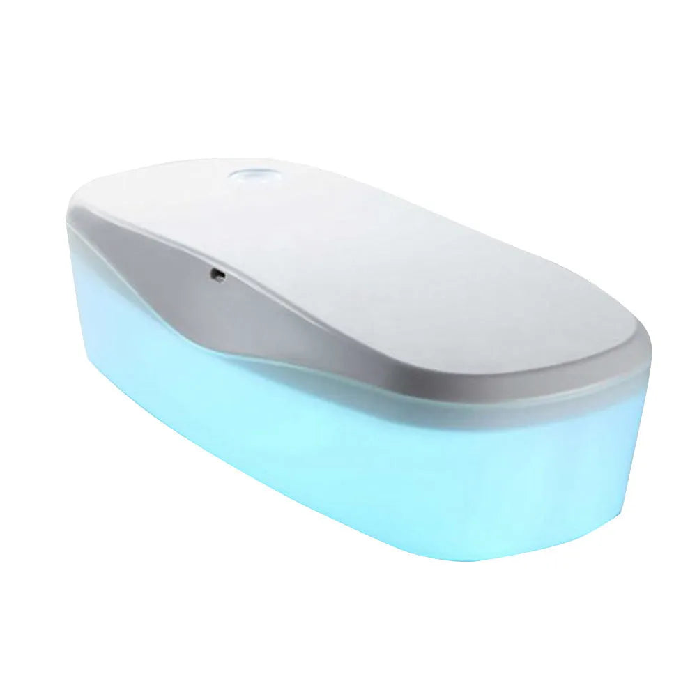 White DORR UV disinfection box for sanitising phones and keys with dimensions 255mm by 99mm by 65mm.