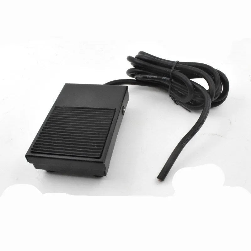 Metal welding foot switch pedal with 1.8 metre cable and 2-pin connector for laser welding machines