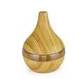 USB columnar air humidifier with wood grain finish and single fog outlet