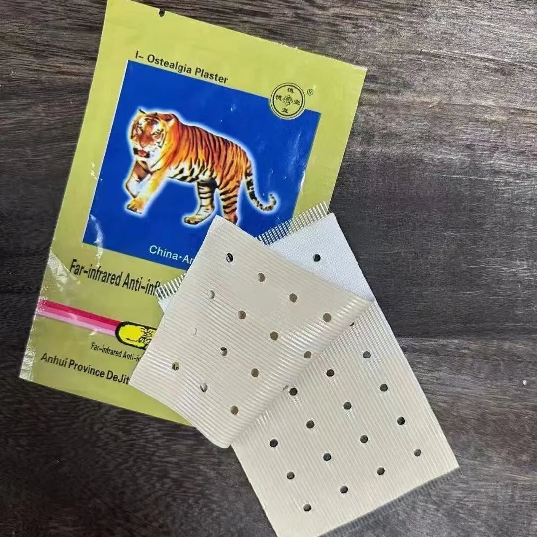 Bone pain relieving patch 7cm x 10cm white cloth punching for shoulder neck waist leg health care
