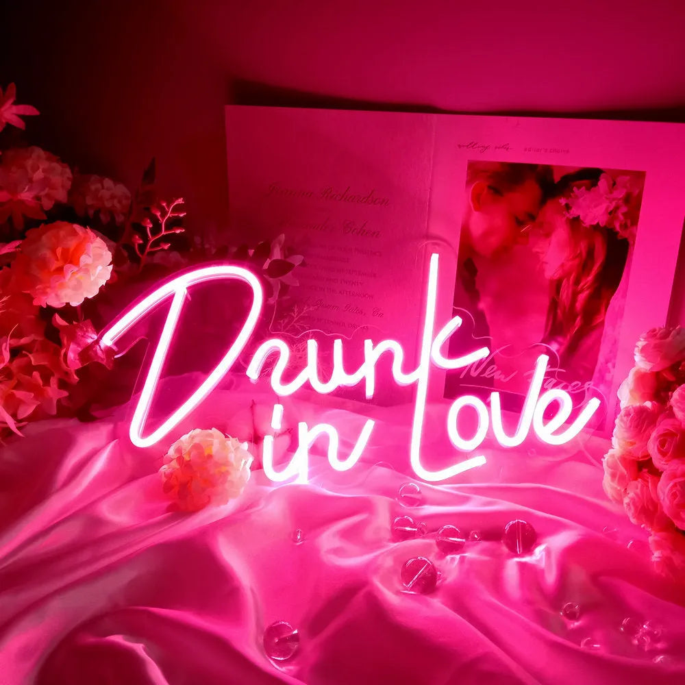 400mm acrylic LED neon letter light with USB cable and dimmable 2000LM brightness