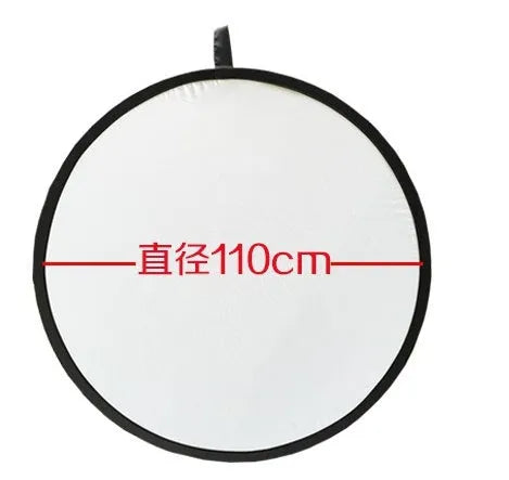 5-in-1 folding reflector 110cm with gold silver white black and soft-light surfaces for studio fill light