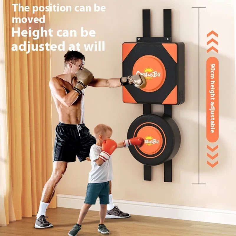 Hanging boxing wall target with multiple size options including round and square shapes