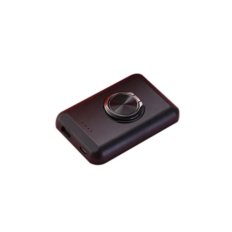 Ultra-thin magnetic power bank with back clip in multiple colours showing 5000mAh capacity