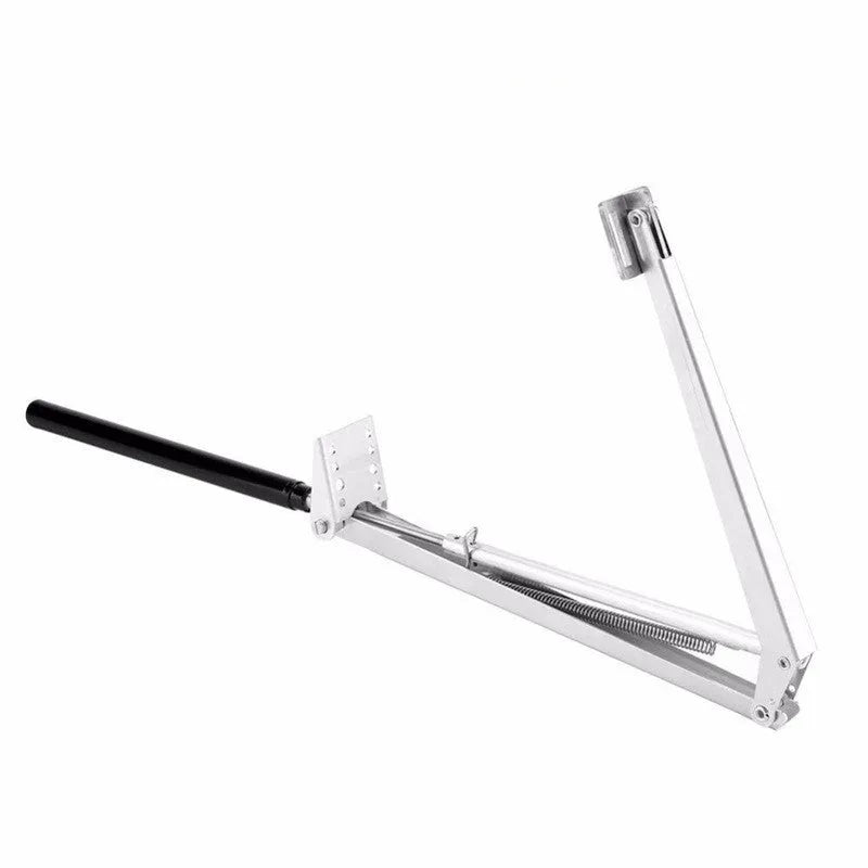 Automatic aluminium alloy greenhouse window opener kit in silver and black colours