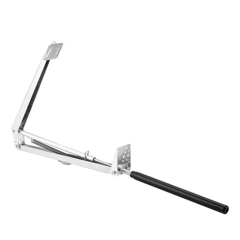 Automatic aluminium alloy greenhouse window opener kit in silver and black colours