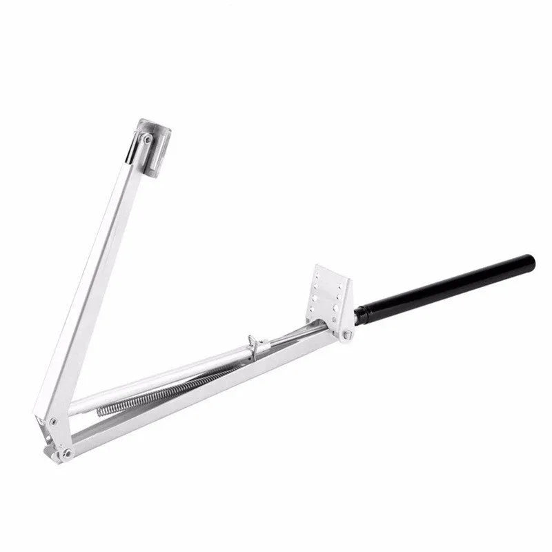 Automatic aluminium alloy greenhouse window opener kit in silver and black colours