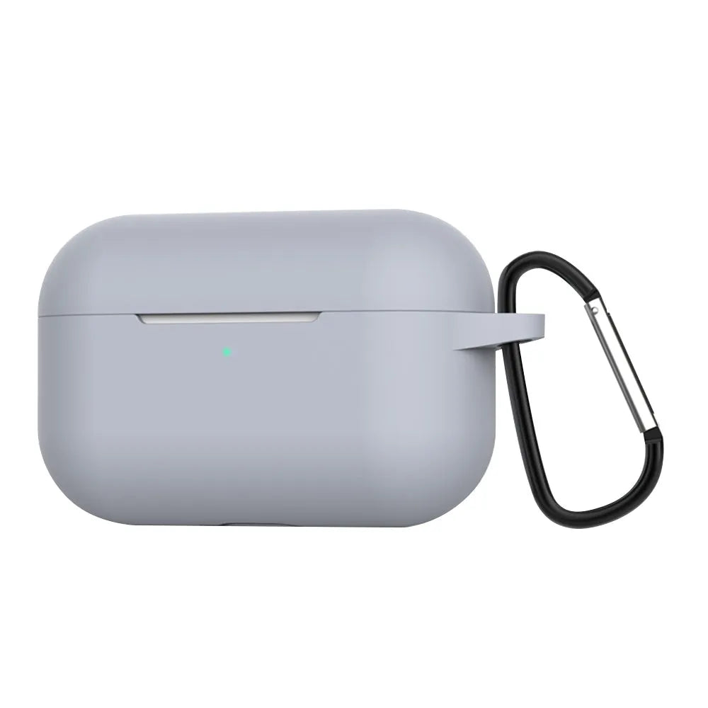 Silicone wallet-style protective case cover for Apple AirPods Pro in a solid colour.