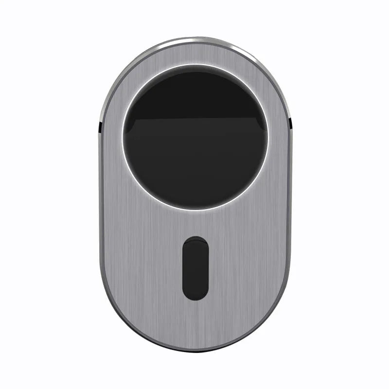 Grey aluminium alloy magnetic wireless car charger for Apple iPhone Magsafe compatible