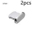 Aluminium alloy iPhone charging port dust plug in metallic gold colour