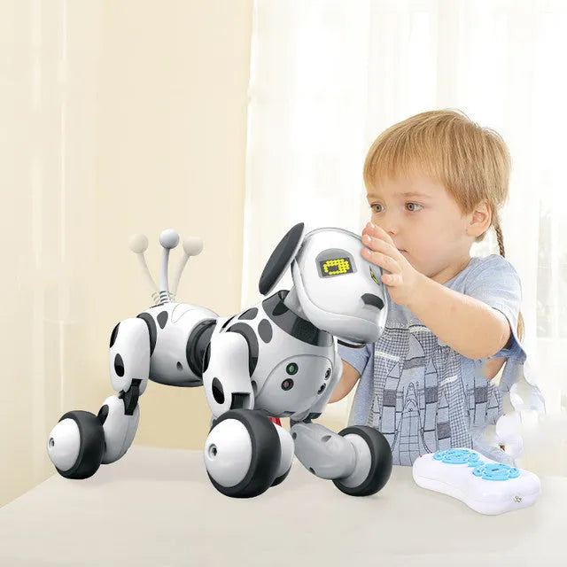 Smart robot dog electronic pet toy with remote control for children aged 8+