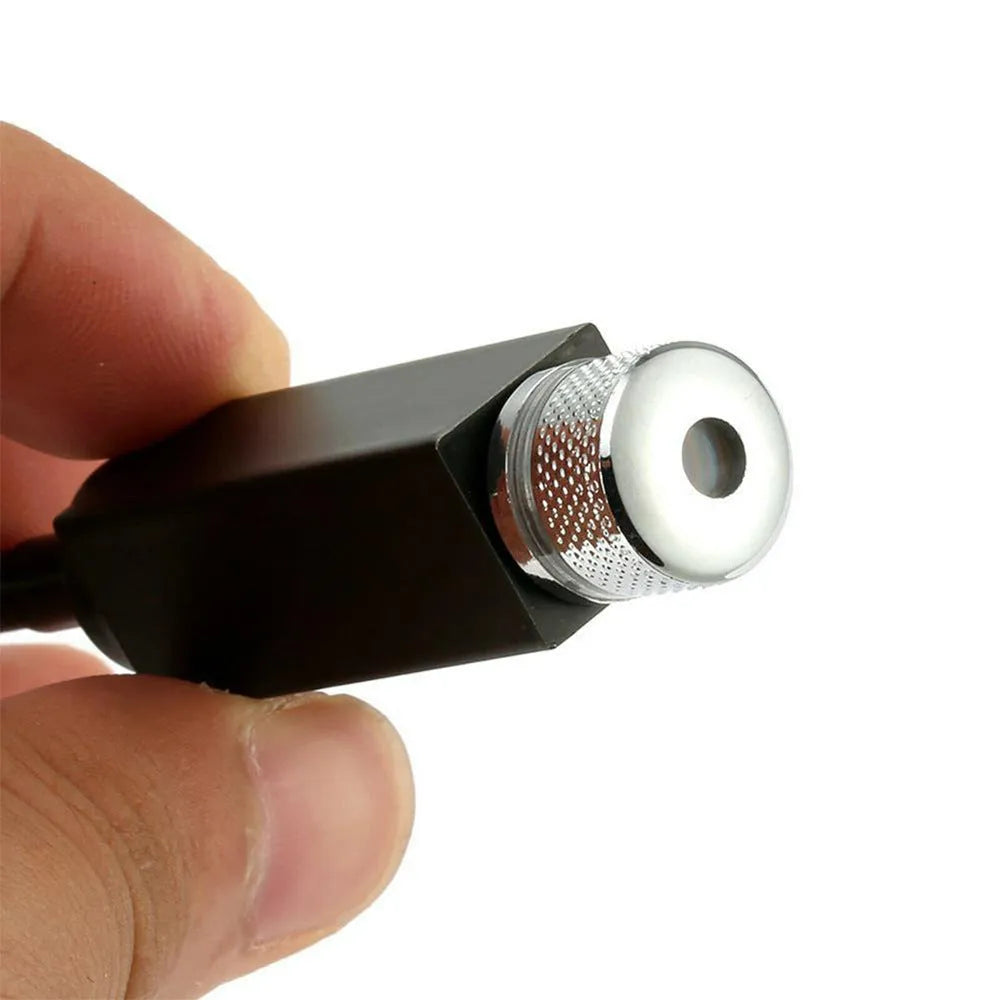Car ceiling starlight system with voice control, USB LED in Green Purple Red options